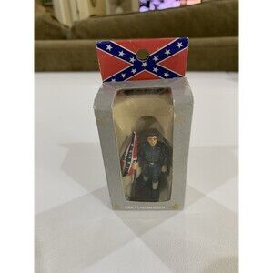 AMERICANA SOUVENIRS CSA FLAG BEARER FIGURINE